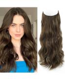 Adjustable Brown Hair Extensions | 20 Secret Curly Hair Pieces for Women - Buy Online on GoSupps.com