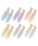 Leezmark 12 Pcs No Bend Hair Clips for Women - Creaseless Hair Clips for Salon Styling - Flat Hair Clip for Girls | Makeup & Styling Essential - Buy Online on GoSupps.com