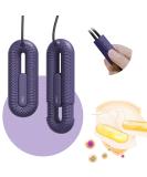KEEPSORT Boot & Shoe Dryer | 3 Timer Modes, Folding Design, Adjustable Length | Foot Warmer & Odor Eliminator | Quick Drying for Shoes, Gloves, Socks, Ski Boots - Purple - Buy Online on GoSupps.com