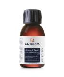 Naissance Organic Sweet Almond Oil 100ml - Cold Pressed Vegan Hexane-Free for Skin Hair & Massage Care - Buy Online on GoSupps.com