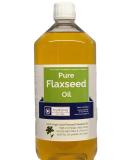 Flaxseed Oil For Horses & Dogs Coats Food Grade 1 Litre Pure Cold Pressed Virgin Premium Oil - Buy Online on GoSupps.com