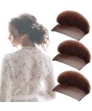3 Pcs Hair Bump Insert Comb Sponge Foam Hair Base Styling Tool Hair Pad Bump Fluffy Hair Maker for Woman for Party Banquet - Buy Online on GoSupps.com