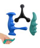 3-Piece Deep Tissue Massage Tool Set | Trigger Point Therapy for Back Neck Arms & Legs | Comfortable Thumb Protection - Buy Online on GoSupps.com