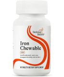 Seeking Health Iron Chewable with Vitamin C - Promotes Healthy Blood & Muscle Development - Vegan & Vegetarian (60 Tablets) - Buy Online on GoSupps.com