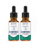 Buy Cortexi Ear Drops (2 Pack) - Healthy Eardrum Oil Essential Oils for Optimal Ear Health - Premium Quality 2 Bottles - Buy Online on GoSupps.com