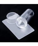 Buy Nail Stamper for French Nail Art - Clear Jelly & Silicone Rubber Polish Stamper for Perfect Tips | International Shipping Available - Buy Online on GoSupps.com