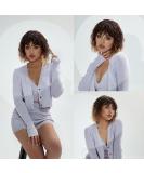 Fashion Idol 10 Bob Curly Human Hair Wig for Black Women - Short Deep Water Wavy Wig with Bangs, 150% Density, Ombre Auburn - 10 Inch | Brazilian Virgin Human Hair - Buy Online on GoSupps.com