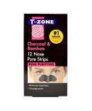 T-Zone Charcoal & Bamboo Nose Pore Strips - Unclog Pores & Remove Impurities 12 Pack - Buy Online on GoSupps.com