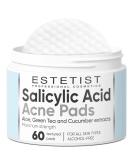 Salicylic Acid Acne Pads - Maximum Strength Peel for Clear Skin - 60 Count - Buy Online on GoSupps.com