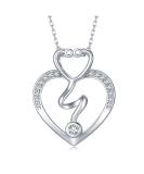 Shop 925 Sterling Silver Stethoscope Necklace - Perfect Nurse Gifts & Jewelry for Women - Buy Online on GoSupps.com