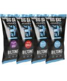 BEEFit Snacks Biltong Beef Jerky 1kg High Protein Healthy Low Sugar On The Go Snack (4x250g) (Flavour Fest) - Buy Online on GoSupps.com