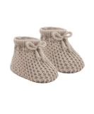 Newborn Baby Mesh Booties Soft Knitted Bootees - Coffee, NB-3 Months | S401 - Buy Online on GoSupps.com