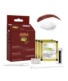 MINA ibrow Henna Hair Color - Semi Permanent Burgundy Henna Kit for Stunning Brows | Shop Internationally - Buy Online on GoSupps.com