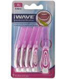 iWave Interdental Brushes Fine Size 0.4mm Pink Pack of 5 Interdental Cleaning Brushes for Total Teeth Cleaning Plaque Removal Tool Pink 5 count (Pack of 1) - Buy Online on GoSupps.com