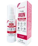 Nutripella Iron Spray - High Bioavailability B12 & B6 - 75 Daily Doses for Energy Immunity & Red Blood Cell Support - Gentle on Stomach - Fast Acting - Great Flavor - Buy Online on GoSupps.com