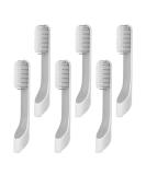 Toothbrush Replacement Heads for Quip - Soft Bristles Electric Brush Head Refills (6 Pack) - Compatible with All Adult Electric Toothbrushes - White - Buy Online on GoSupps.com