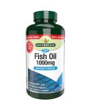Natures Aid Fish Oil 1000mg | Omega 3 (180mg Epa & 120mg Dha) | 240 Softgels | Made In The UK | Extra Value Pack 240 Capsules - Buy Online on GoSupps.com