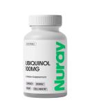 Nuray Ubiquinol 100mg Softgels - Active CoQ10 for Heart & Dental Health | Gluten-Free Immune Support & Liver Health - 30 Count - Buy Online on GoSupps.com