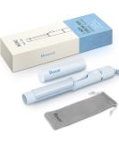 Ceramic Mini Curling Iron for Short Hair - Small Hair Curler for Travel | Dual Voltage Curling Wand (Baby Blue) - Buy Online on GoSupps.com