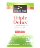 Bravo Tea Triple Detox 20 Tea Bags - Supports Respiratory, Liver, Kidney Health - 1.06 oz - Buy Online on GoSupps.com