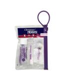 Cliniodent travel or hygiene with pockets: bag lockable toothbrush mouthwell for safe breathing without rinsing dental forks - Buy Online on GoSupps.com