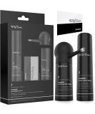 The Rich Barber NHance Hair Building Fibers Set - 4-in-1 Hold Spray Applicator & Style Card Kit (Black) - Buy Online on GoSupps.com