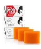 Kojie San Skin Lightening Kojic Acid Soap - 3 Bars for Age Spots Freckles & Acne Scars - 100g | Fade Dark Marks & Sun Damage | Shop Now! - Buy Online on GoSupps.com