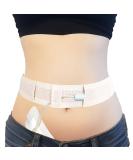 Peritoneal Dialysis Belt for Men & Women - Comfortable PD Catheter & Feeding Tube Holder - Beige Size S - Buy Online on GoSupps.com