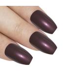 Bling Art Brown Pearlescent Coffin False Nails - 24 Long Artificial Ballerina Nails with Glue for Stunning Manicure - Buy Online on GoSupps.com