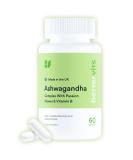 Bettervits Ashwagandha | KSM-66 | High Strength 800mg | with B-Vitamins | Anxiety Mood & Stress - Buy Online on GoSupps.com