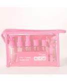 Empty Travel Bottles Set - 10 Pieces for Liquids | TSA Approved Travel Accessories with Cosmetic Pocket & Transparent Bag - Buy Online on GoSupps.com