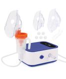 Buy HithinkMed Compressor Nebulizer for Kids & Adults Adjustable Inhaler for Asthma & Colds Small Blue - Buy Online on GoSupps.com