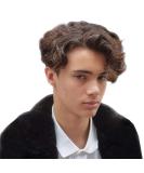 STfantasy Men Wigs - Layered Wavy Fluffy Cosplay Wig for Parties (Light Brown) - International Shipping - Buy Online on GoSupps.com