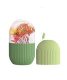 Ice Roller for Face and Eyes Gua Sha Massage Face Roller Ice Mould Reusable Facial Beauty Ice Roller Skin Care Tools for Brighten Skin Eye Puffiness Treatment (Green) - Buy Online on GoSupps.com