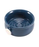 KMKO Ceramic Men's Shaving Mug Bowl Cup Thread Bottom Wide Mouth for Shave Brush and Shaving Soap Dark Blue - Buy Online on GoSupps.com