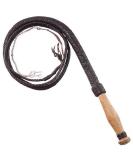 Tough 1 Swivel Handle Hand Braided Bull Whip 6' Assorted Leather - Buy Online on GoSupps.com
