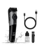 SUPRENT Beard Trimmer for Men Waterproof, IPX7 Professional Mustache Trimmer, 19 Built-in Adjustable Precise Lengths, Cordless USB C Rechargeable & LED Display - Buy Online on GoSupps.com