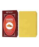 Turmeric Soap Bar 4oz - Natural Face & Body Wash for Dark Spots - Vegan Exfoliating Cleanser with Kaolin Clay - Turmeric Healing Skincare - Buy Online on GoSupps.com