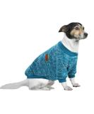 Buy Hualisiji 4XL Dog Sweater for Large Dogs - Warm & Lightweight Hooded Sweatshirt in Blue - Buy Online on GoSupps.com