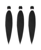 Beyond Beauty 26Inch 3Pack/Lot Pre Stretched Braiding Hair Extensions EZ Briads Hot Water Setting Yaki Braiding Hair(#2) 3Packs-26Inch #2 - Buy Online on GoSupps.com