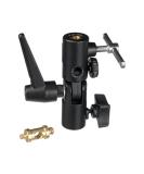 Manfrotto 026 Swivel Lite-Tite Umbrella Adapter - Black | Professional Photography Accessory - Buy Online on GoSupps.com