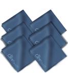 Buy Care Touch Microfiber Cleaning Cloths - 6 Pack for Glasses Phones & Screens | Lint-Free Large Navy Blue Microfiber Cloths - Buy Online on GoSupps.com