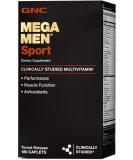 GNC Mega Men Sport Multivitamin - 180 Count for Muscle Performance & Health - Buy Online on GoSupps.com