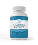 Pure Calcium Lactate Capsules - 100 Count, Lab Verified, Original Ingredients, No Additives or Fillers - Buy Online on GoSupps.com