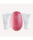 NEWA RF Wrinkle Reduction Device - Wireless Skincare Tool for Facial Tightening & Collagen Boost - Includes 6 Months Gel Supply - Advanced Pink - Buy Online on GoSupps.com