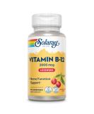 Solaray Vitamin B12 2000mcg 90 Lozenges - Essential Daily Supplement - Buy Online on GoSupps.com