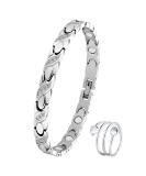 Jecanori Titanium Steel Magnetic Bracelets for Women - Ultra Strength Magnets with Removal Tool and Gift Box - Buy Online on GoSupps.com