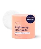 Buy SpaLife Love & Light Radiating Toner Pads Brightening Formula for Uneven Skin Tone Dark Spots & Dullness with Vitamin C & Niacinamide Pre-Soaked Face Pads for Instant Glow - Buy Online on GoSupps.com
