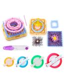 8pcs Frame Loom Kit with 4 Pom Pom Maker & Knitting Wool - Round/Square Looms Craft Kit - Instructions Included - Buy Online on GoSupps.com