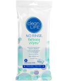 Cleanlife Products No-Rinse Bathing Wipes (8 Pack) - Aloe Vera Enriched for Maximum Cleansing and Deodorizing | Hypoallergenic, Latex-Free, Microwaveable - Buy Online on GoSupps.com